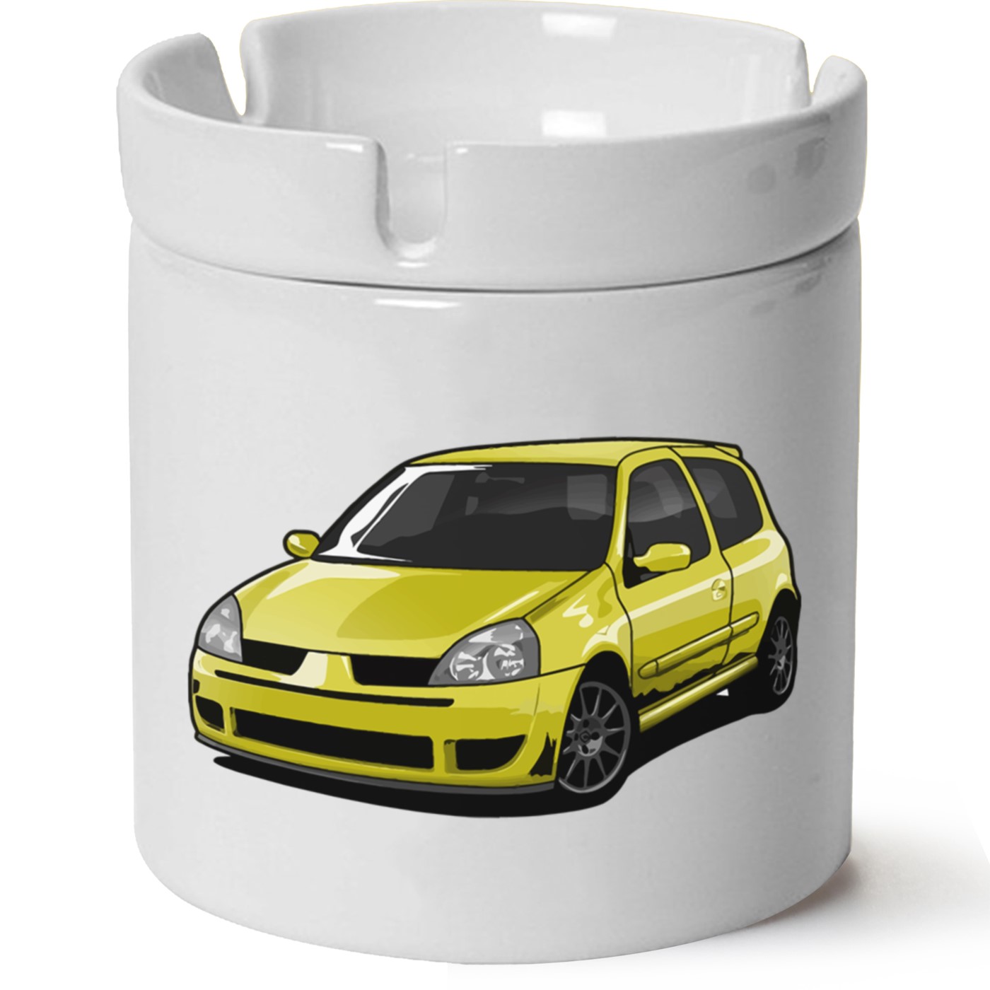 Renault Clio Symbol Baskılı Porselen At Söndür Küllük