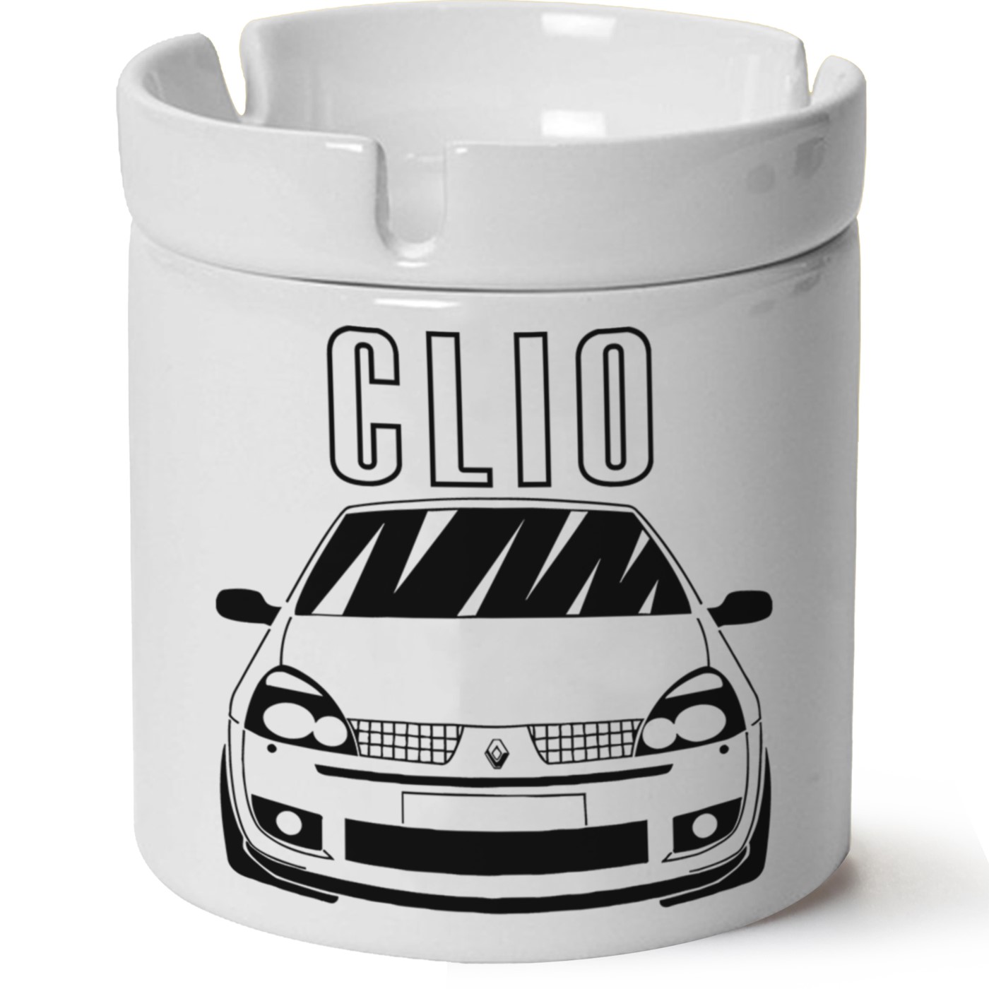 Renault Clio Symbol Baskılı Porselen At Söndür Küllük