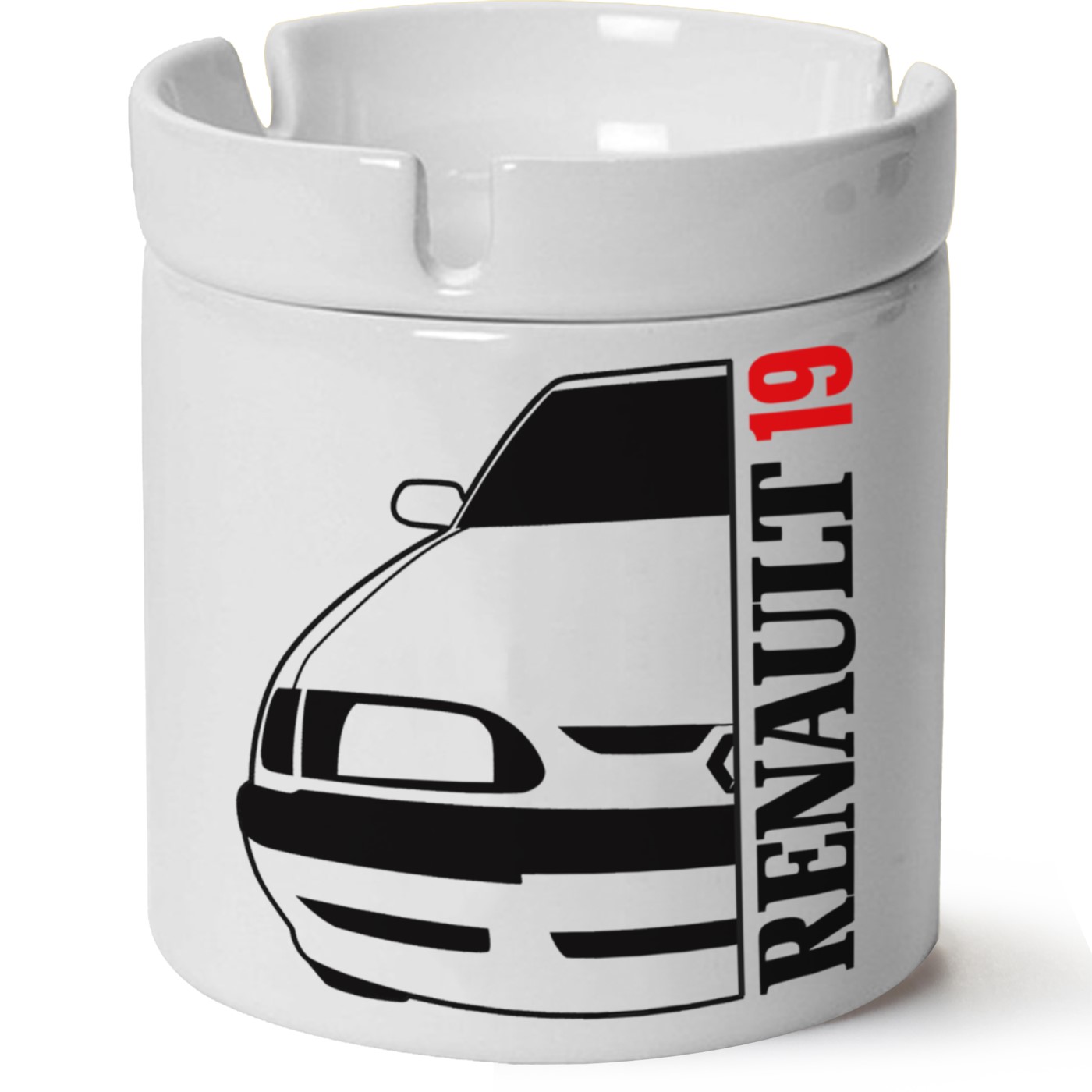 Renault 19 Baskılı Porselen At Söndür Küllük