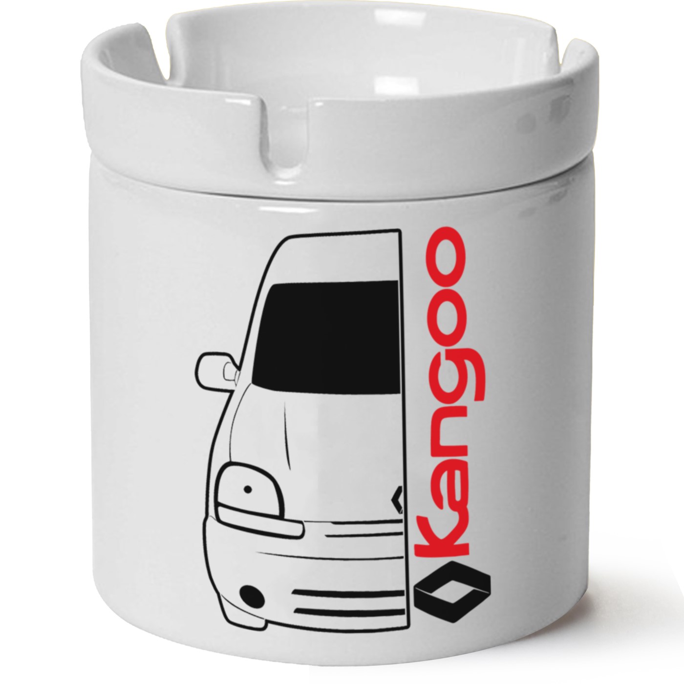 Renault Kangoo Baskılı Porselen At Söndür Küllük