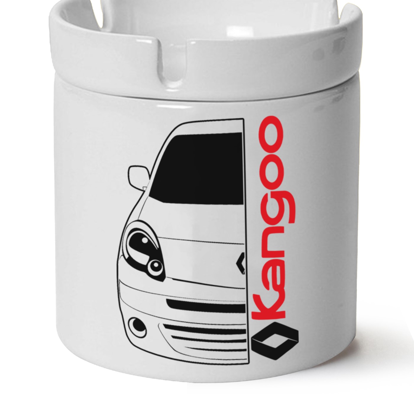 Renault Kangoo Baskılı Porselen At Söndür Küllük