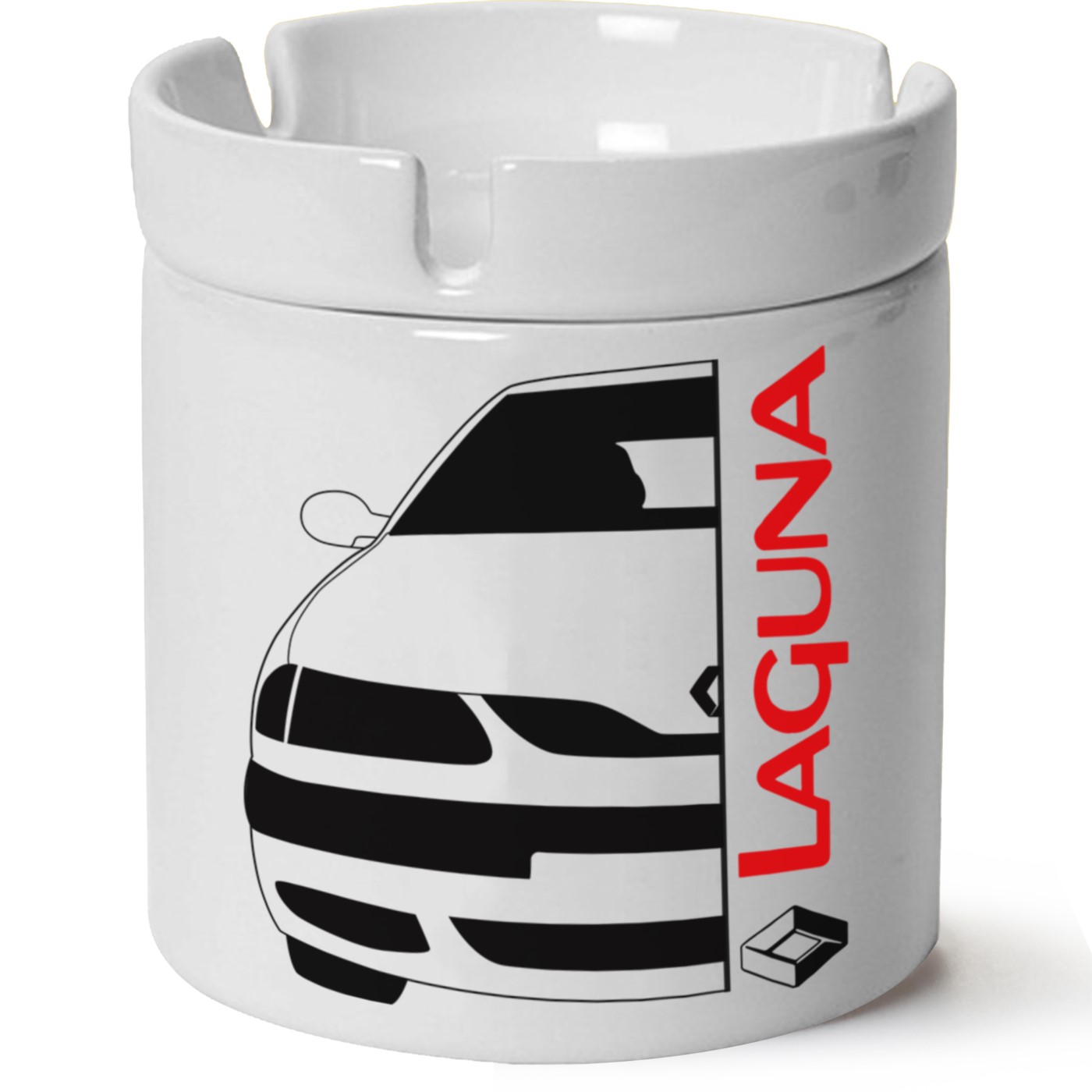 Renault Laguna Baskılı Porselen At Söndür Küllük