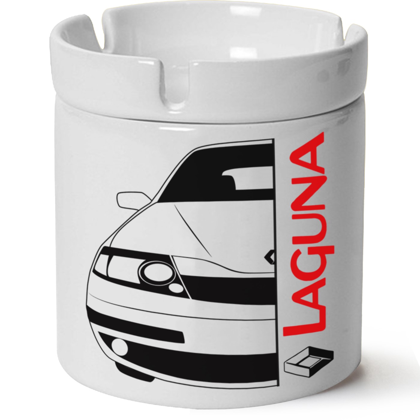 Renault Laguna Baskılı Porselen At Söndür Küllük