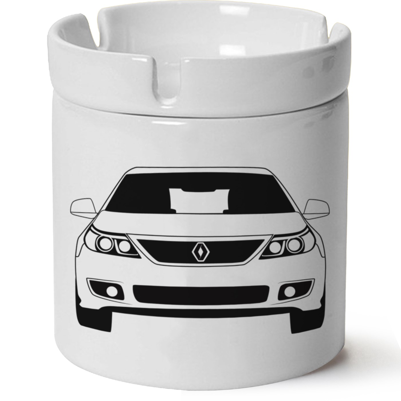 Renault Latitute Baskılı Porselen At Söndür Küllük