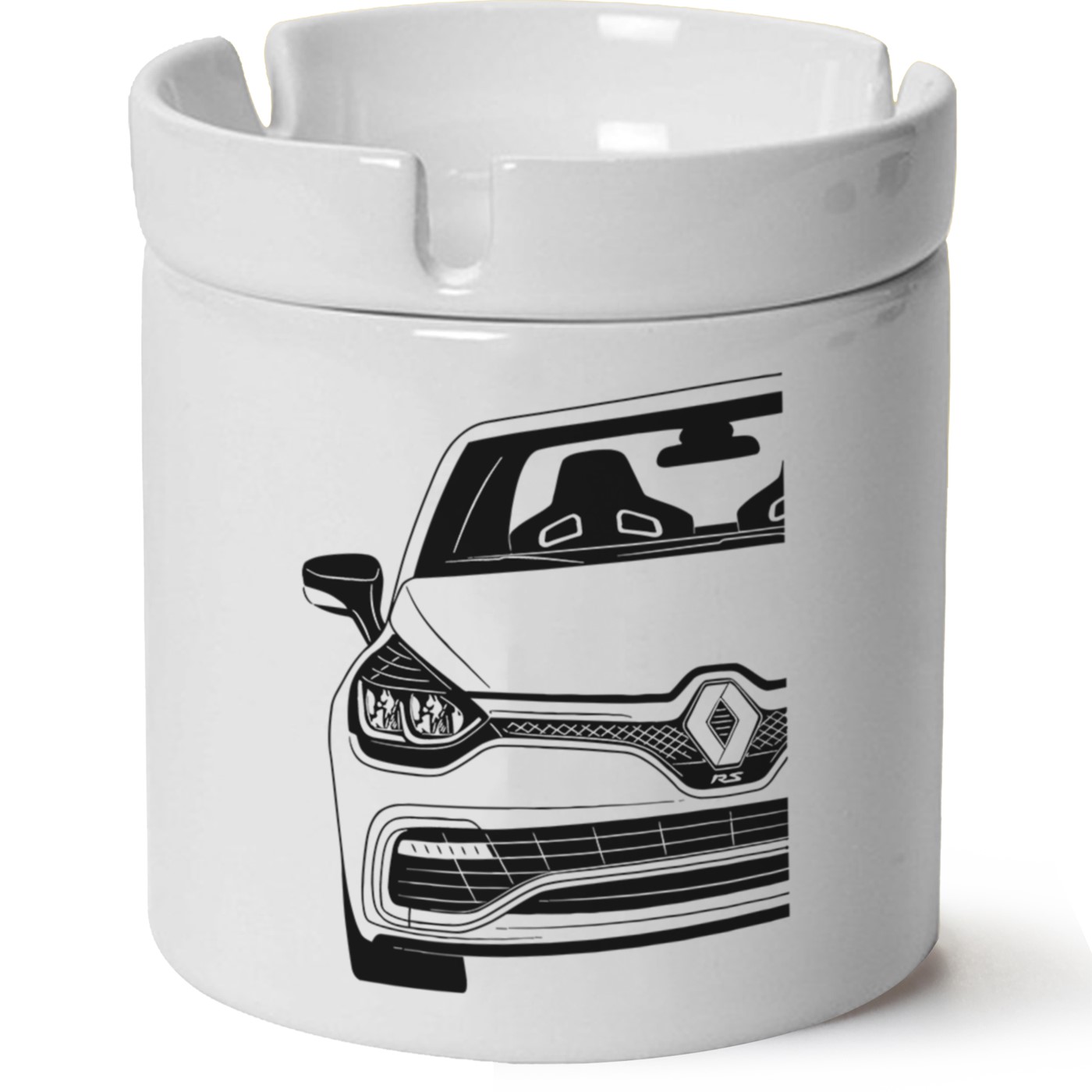 Renault Clio 4 Baskılı Porselen At Söndür Küllük