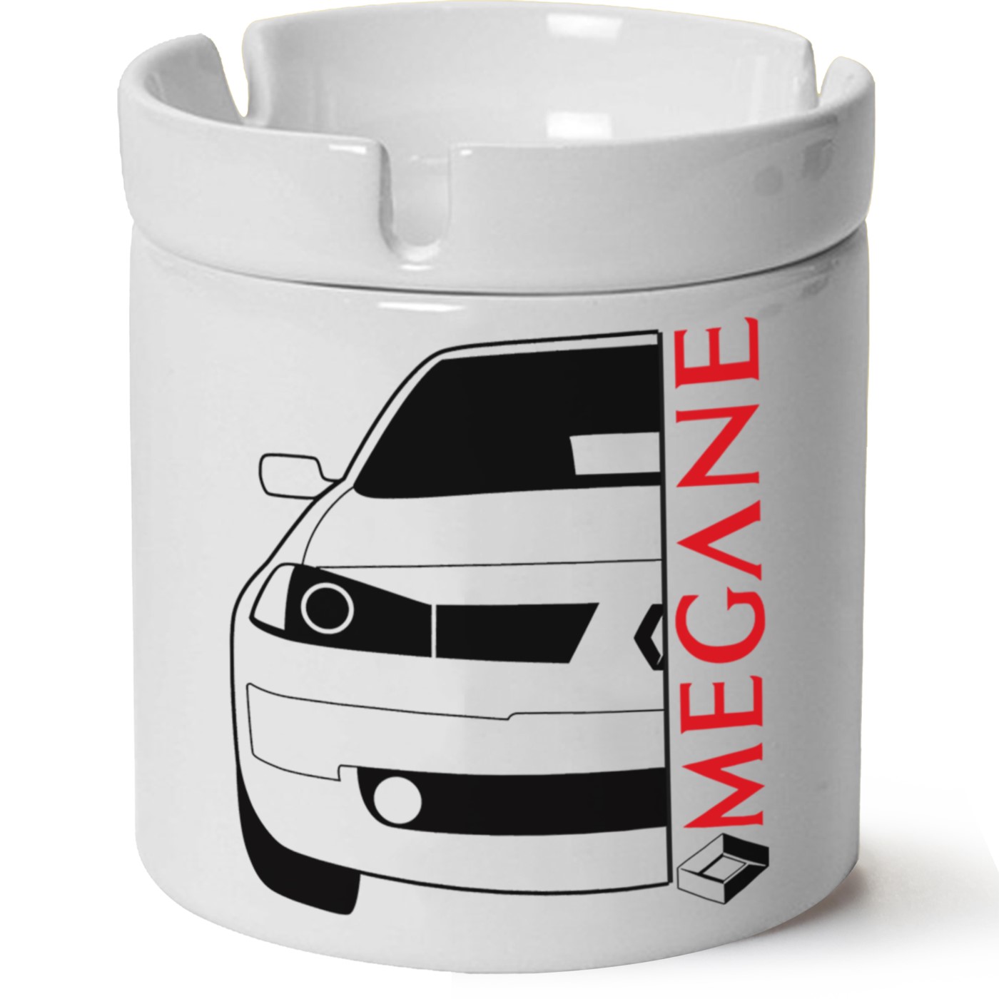 Renault Megane 2 Baskılı Porselen At Söndür Küllük