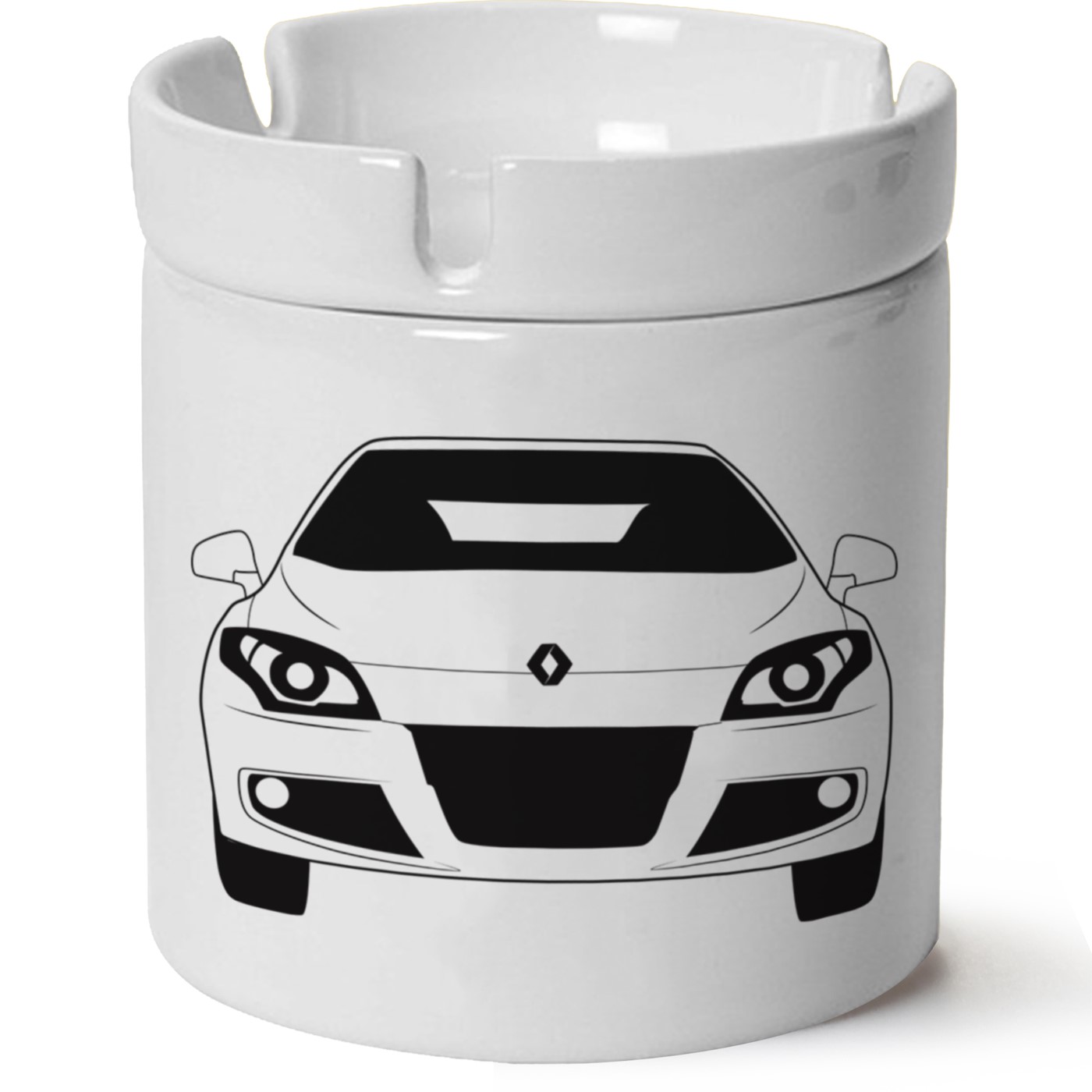 Renault Megane 3Fz1 Baskılı Porselen At Söndür Küllük