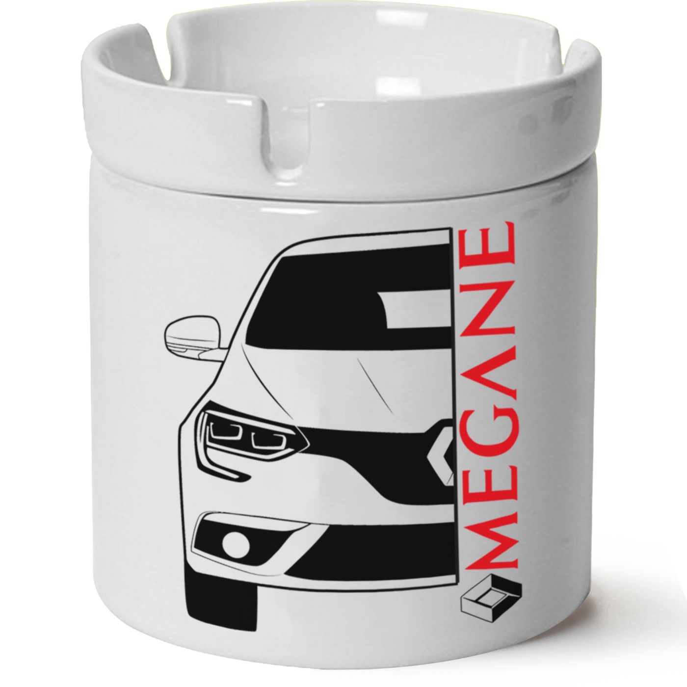 Renault Megane 4 Baskılı Porselen At Söndür Küllük