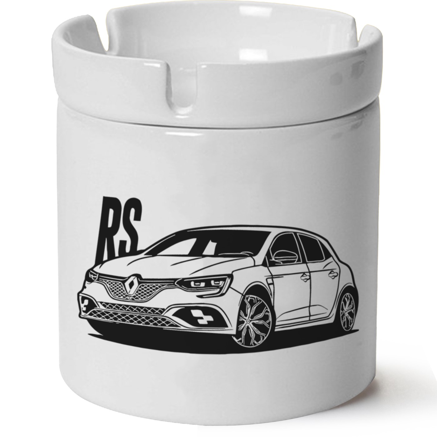 Renault Megane 4 Baskılı Porselen At Söndür Küllük