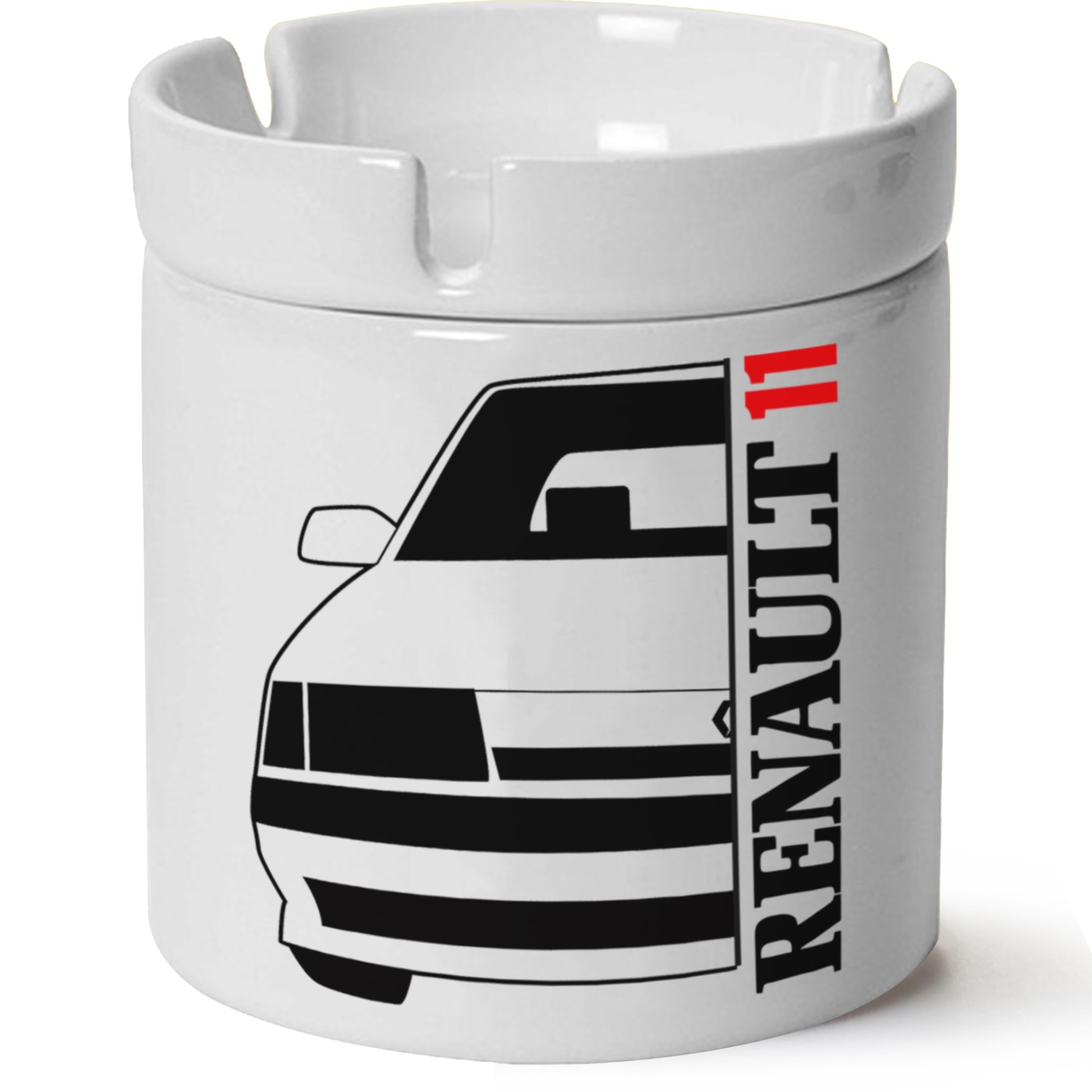 Renault 11 Baskılı Porselen At Söndür Küllük