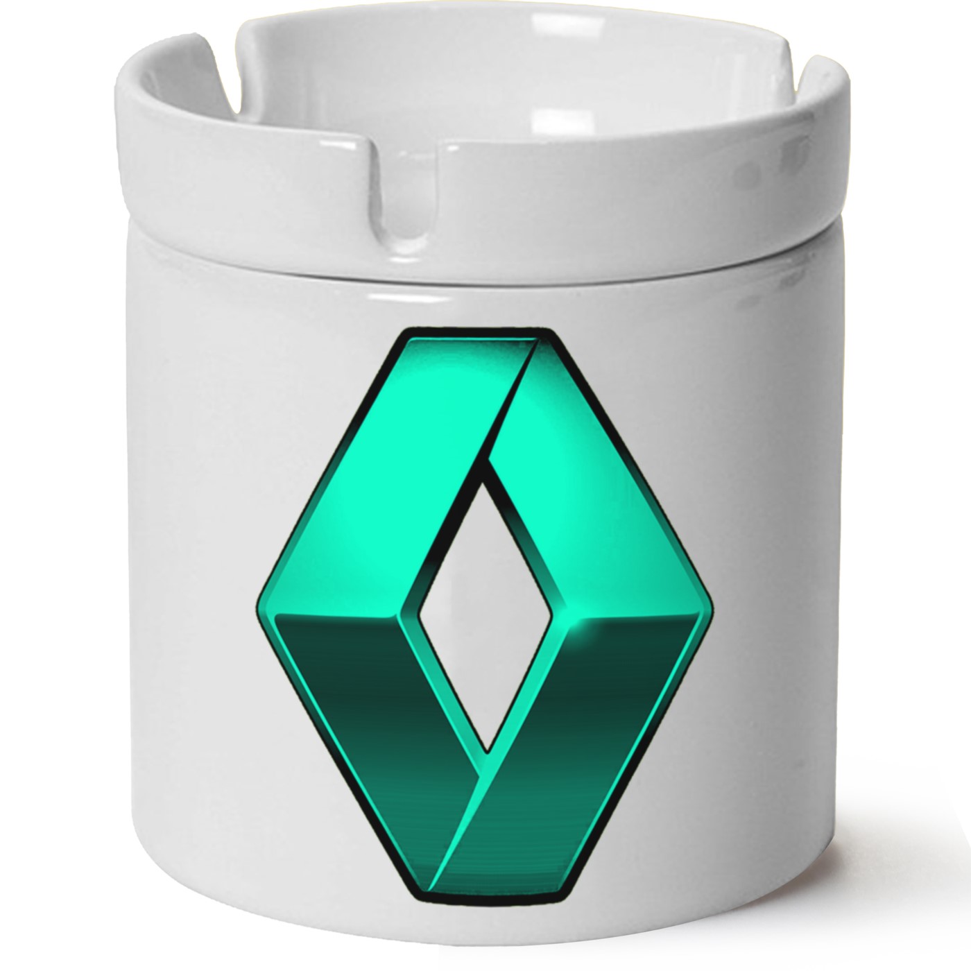 Renault Logo Baskılı Porselen At Söndür Küllük