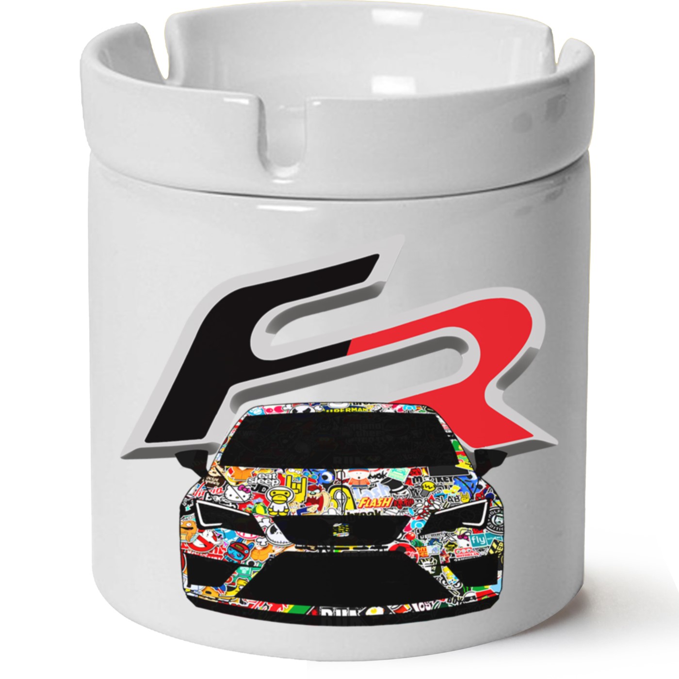 Seat Leon Mk3 Baskılı Porselen At Söndür Küllük