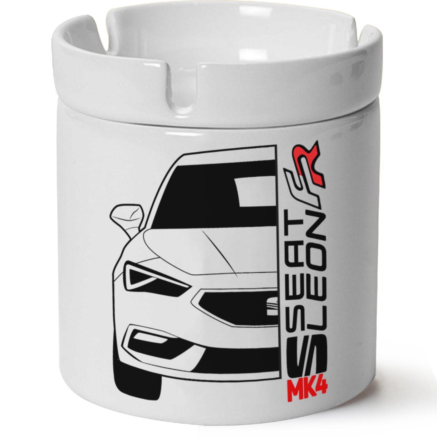 Seat Leon Mk4 Baskılı Porselen At Söndür Küllük