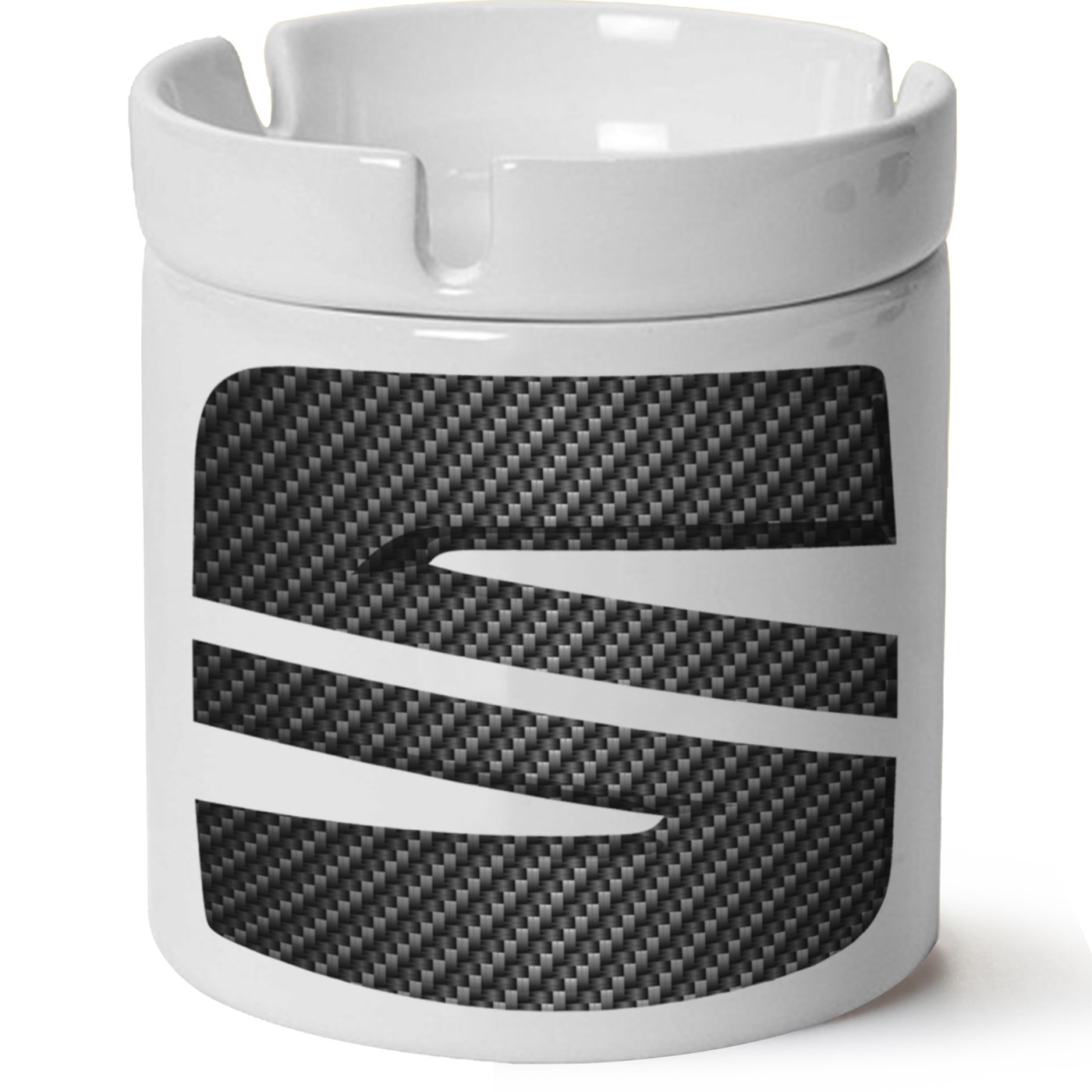 Seat Logo Baskılı Porselen At Söndür Küllük