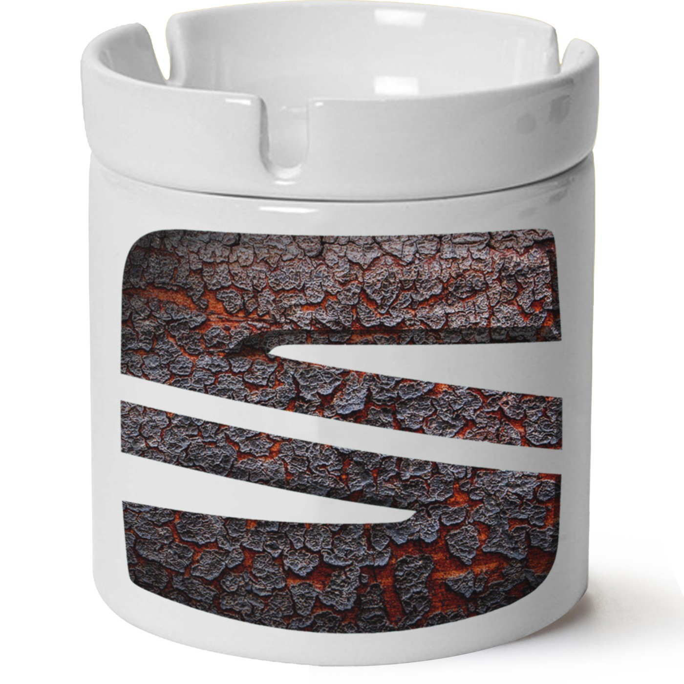 Seat Logo Baskılı Porselen At Söndür Küllük