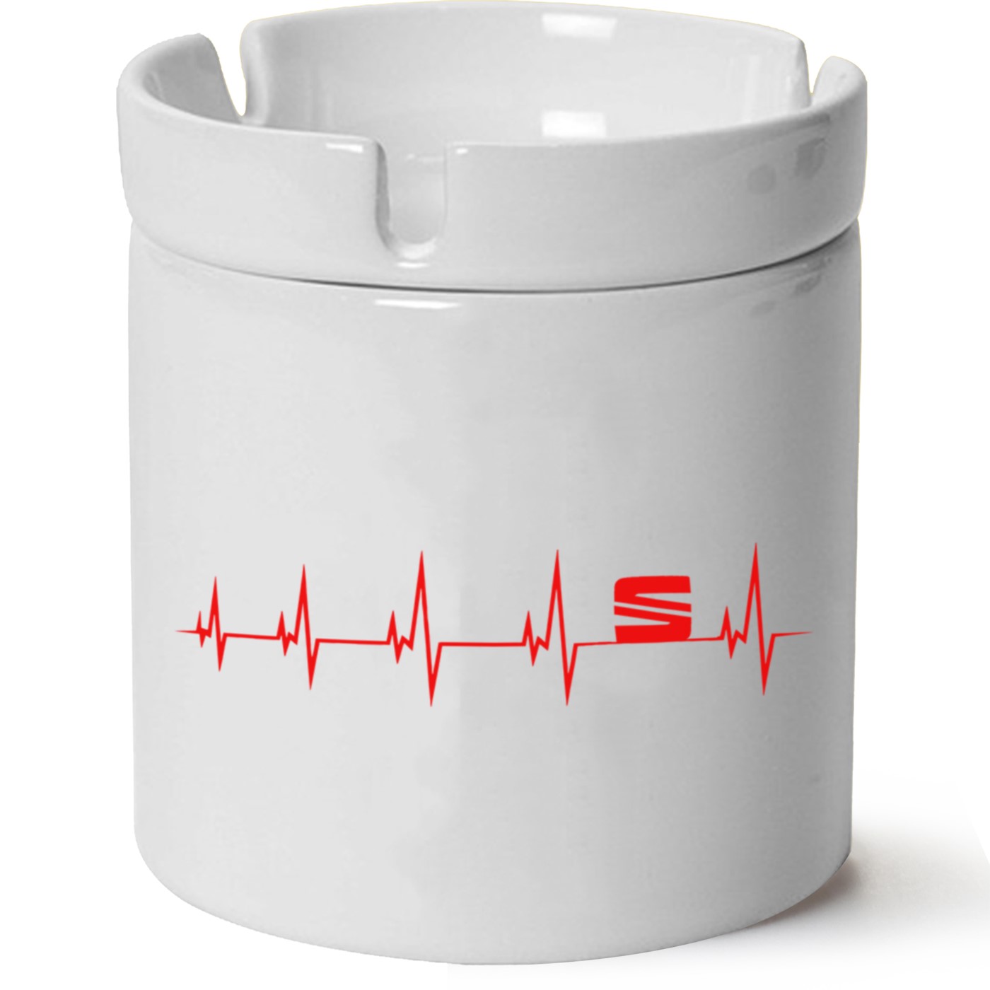 Seat Logo Baskılı Porselen At Söndür Küllük