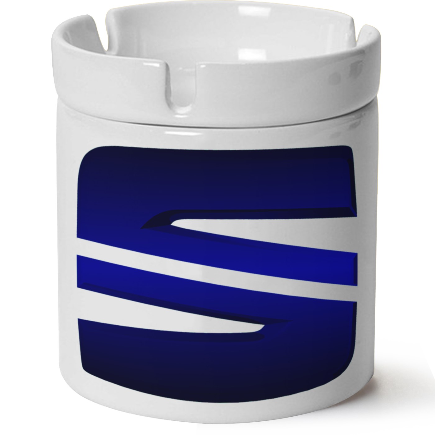 Seat Logo Baskılı Porselen At Söndür Küllük