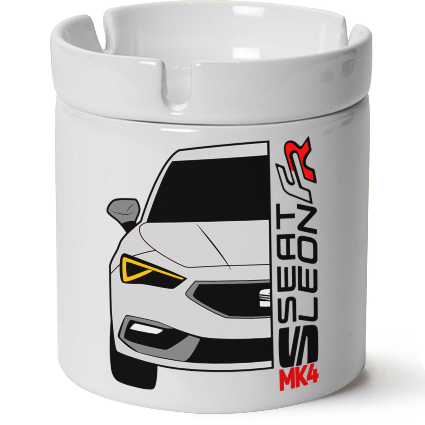 Seat Leon Mk4 Baskılı Porselen At Söndür Küllük