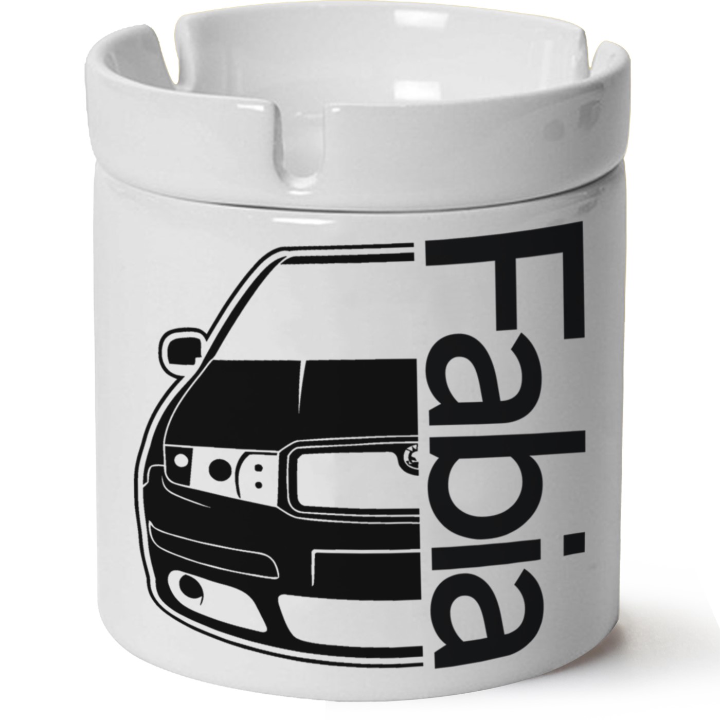 Skoda Fabia1 Baskılı Porselen At Söndür Küllük