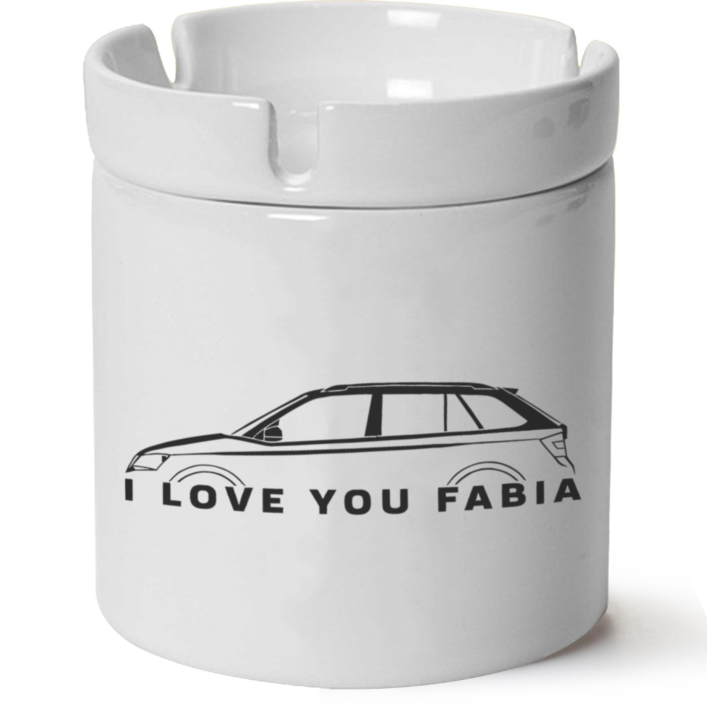 Skoda Fabia3 Baskılı Porselen At Söndür Küllük