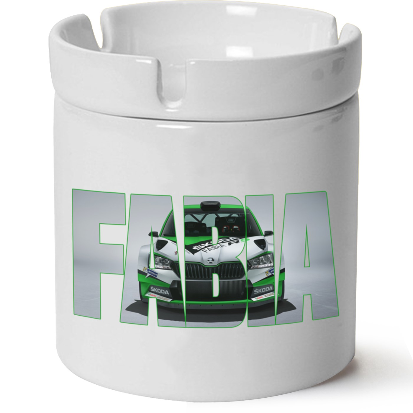 Skoda Fabia3 Baskılı Porselen At Söndür Küllük