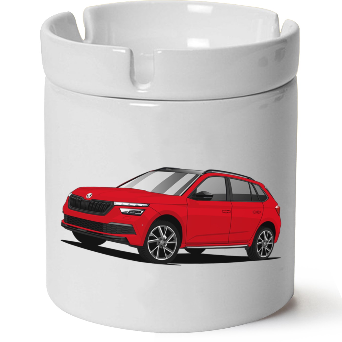 Skoda Kamiq Baskılı Porselen At Söndür Küllük