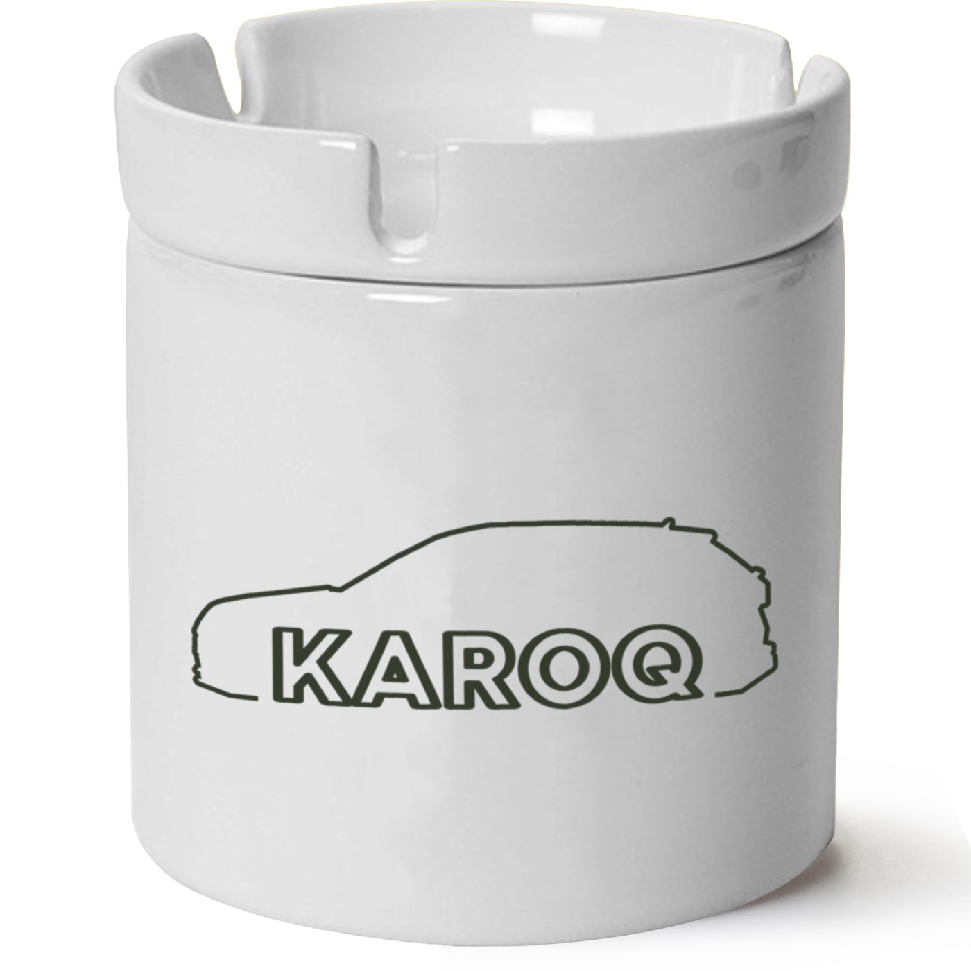 Skoda Karoq Baskılı Porselen At Söndür Küllük