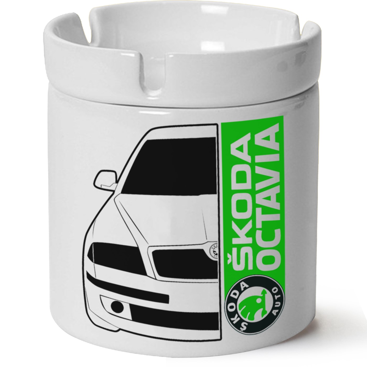 Skoda OctaviaA5 Baskılı Porselen At Söndür Küllük