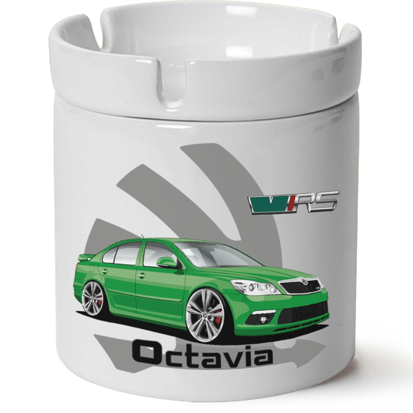 Skoda OctaviaA6 Baskılı Porselen At Söndür Küllük