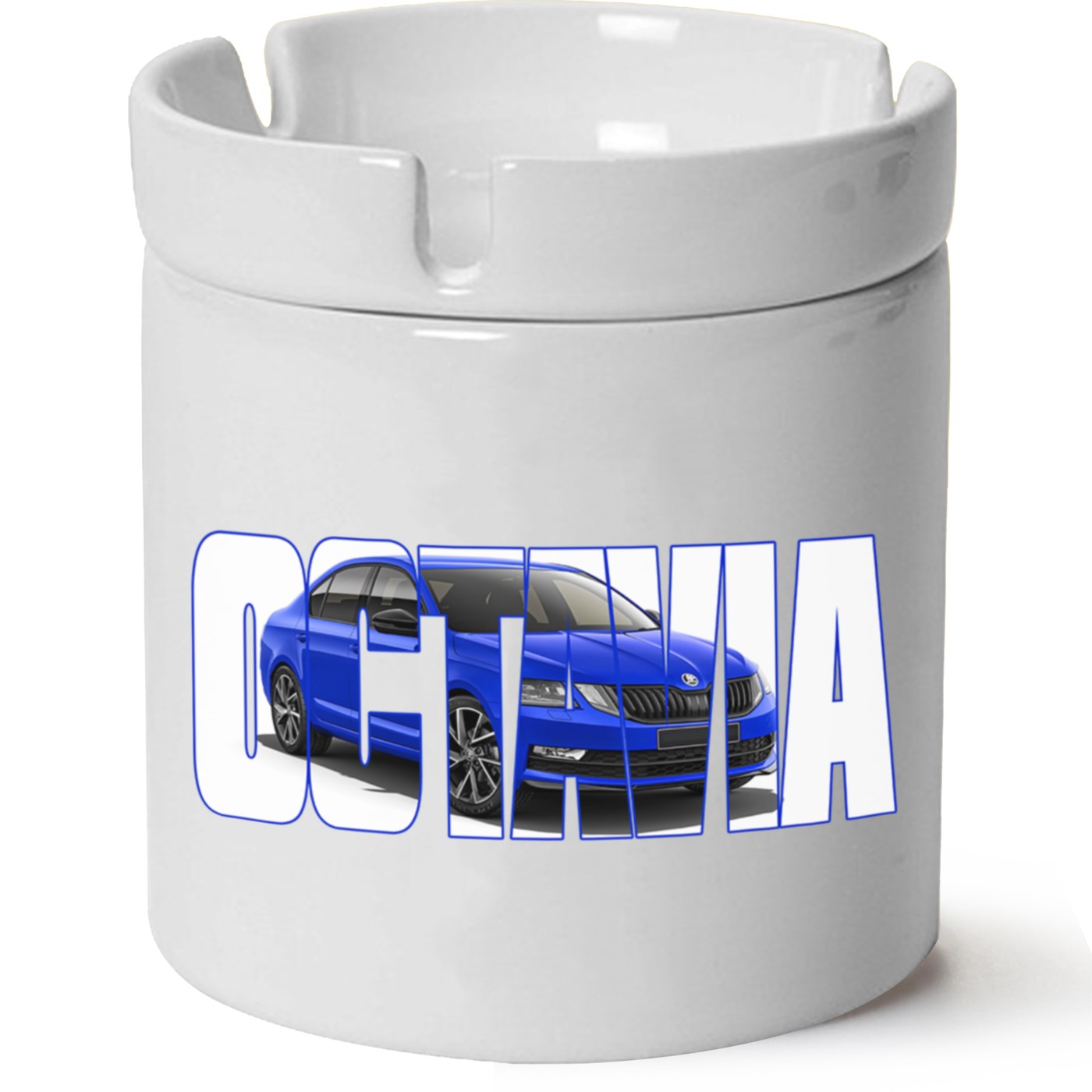 Skoda OctaviaA7 Baskılı Porselen At Söndür Küllük