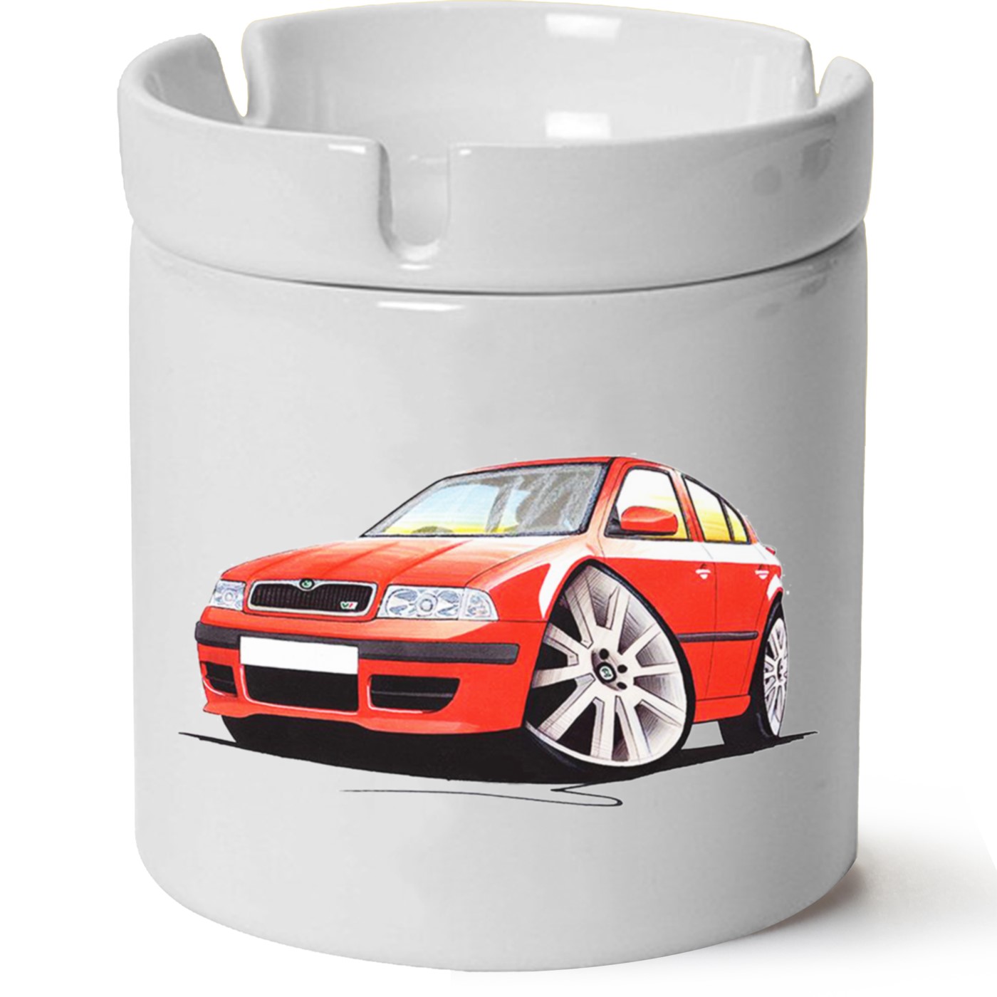 Skoda OctaviaA4 Baskılı Porselen At Söndür Küllük