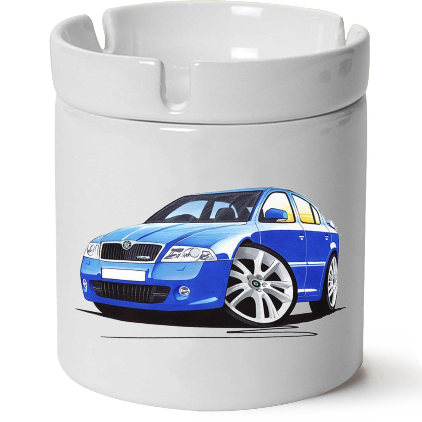 Skoda OctaviaA5 Baskılı Porselen At Söndür Küllük