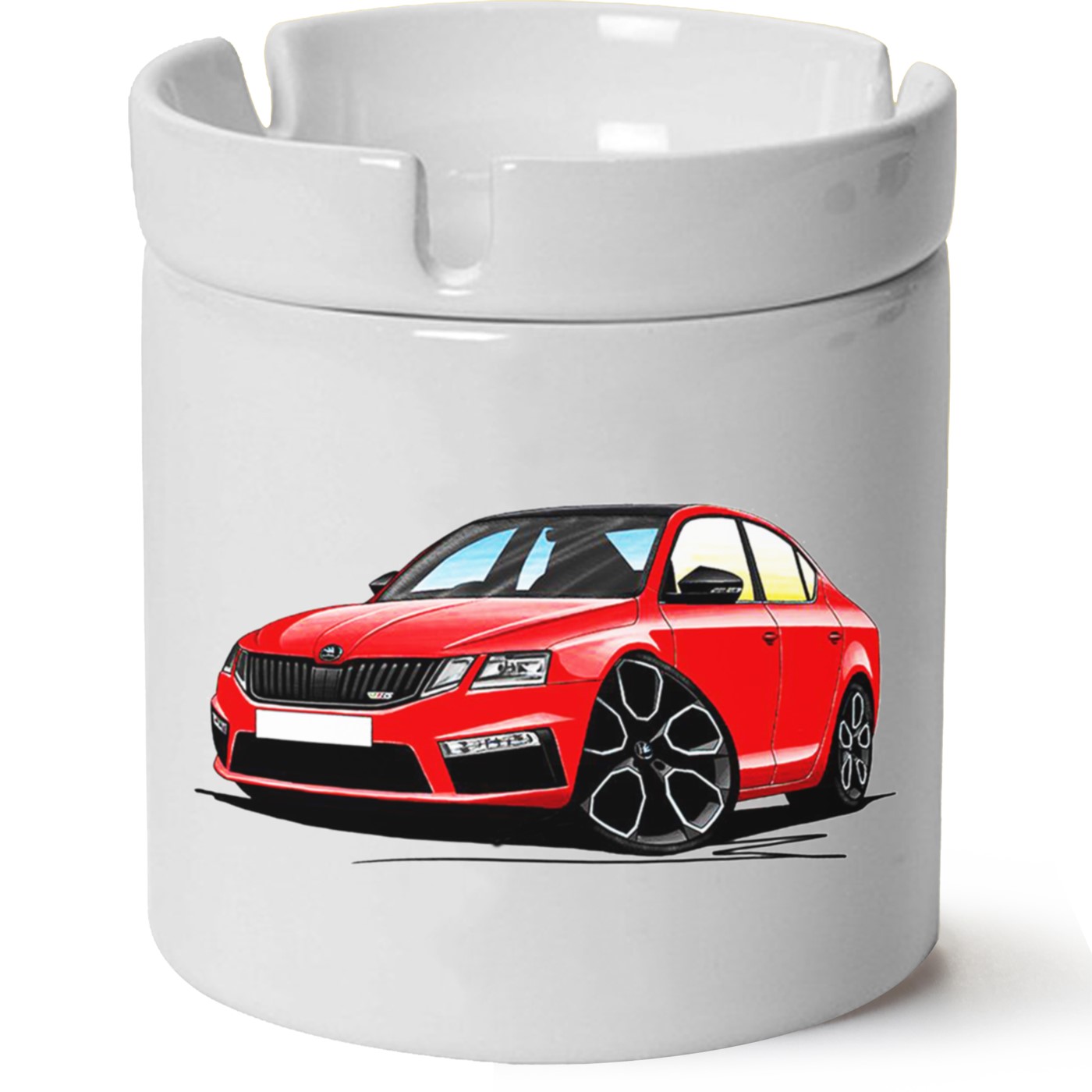 Skoda OctaviaA7 Baskılı Porselen At Söndür Küllük