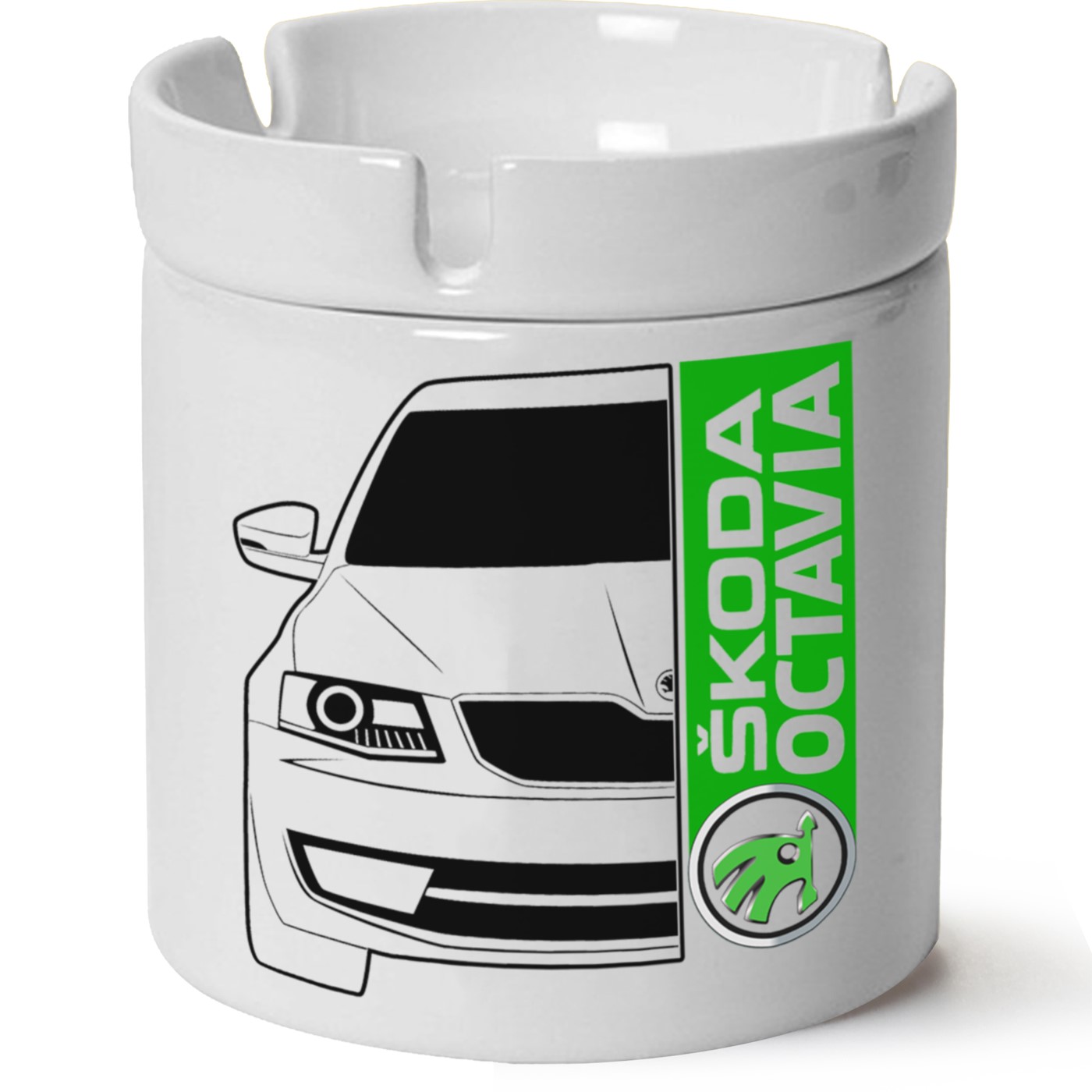 Skoda OctaviaA7 Baskılı Porselen At Söndür Küllük