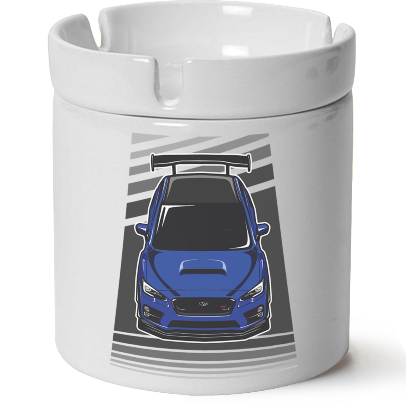 Subaru Baskılı Porselen At Söndür Küllük