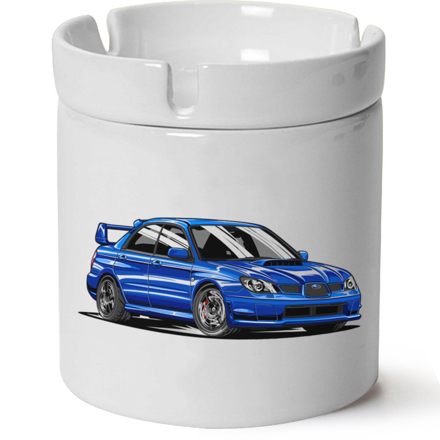 Subaru Baskılı Porselen At Söndür Küllük