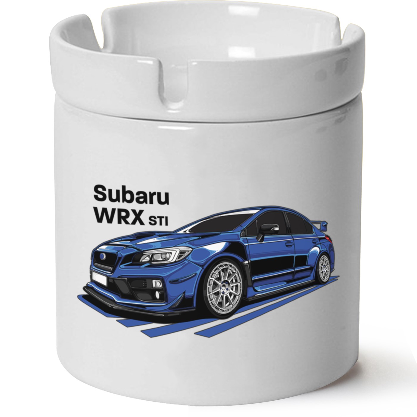 Subaru Baskılı Porselen At Söndür Küllük