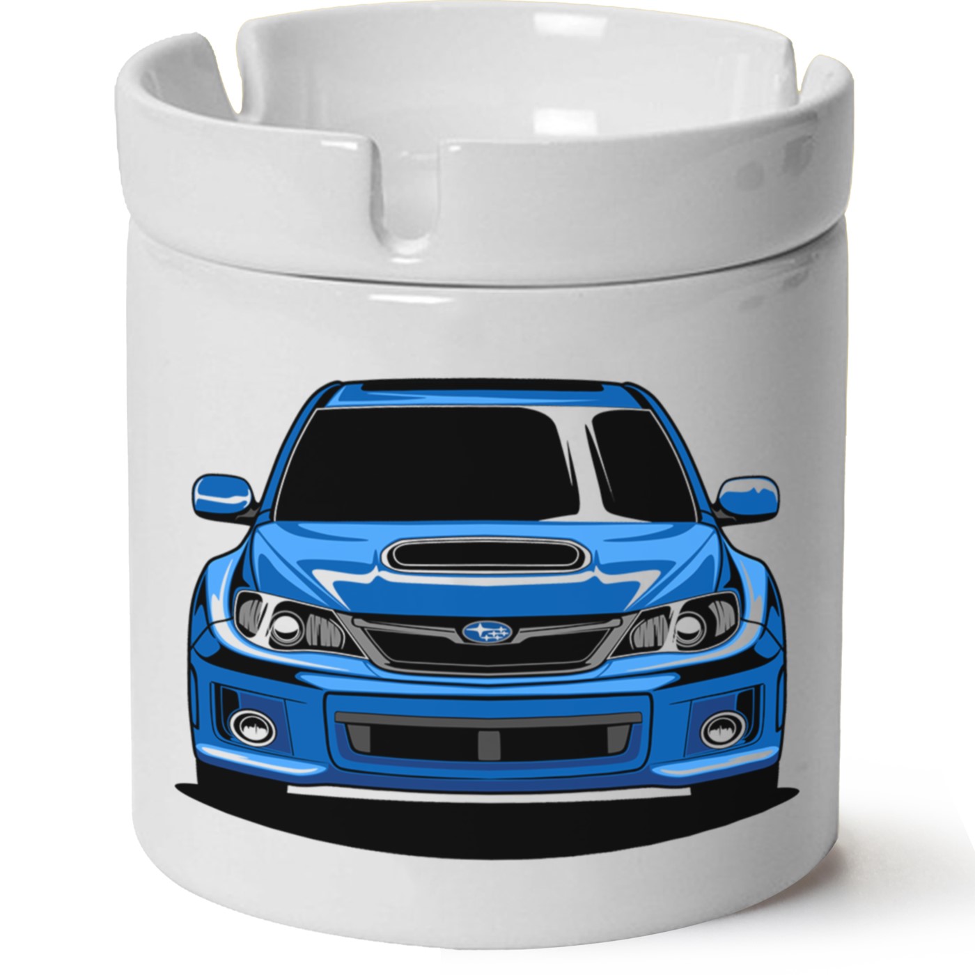 Subaru Baskılı Porselen At Söndür Küllük