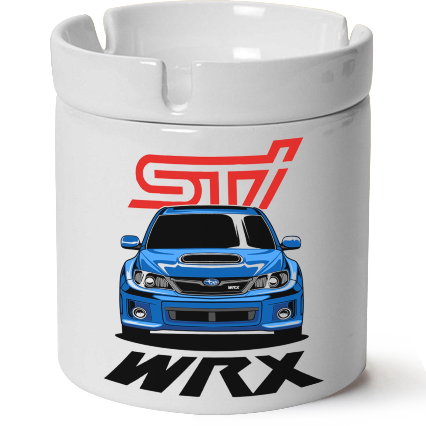 Subaru Baskılı Porselen At Söndür Küllük