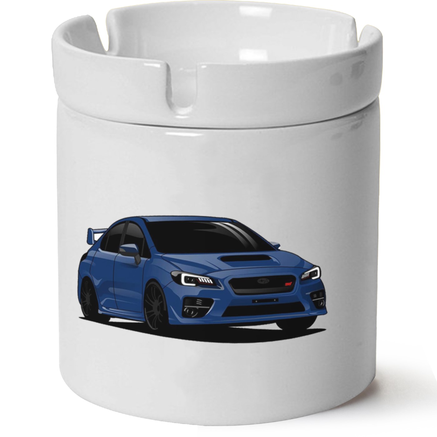 Subaru Baskılı Porselen At Söndür Küllük