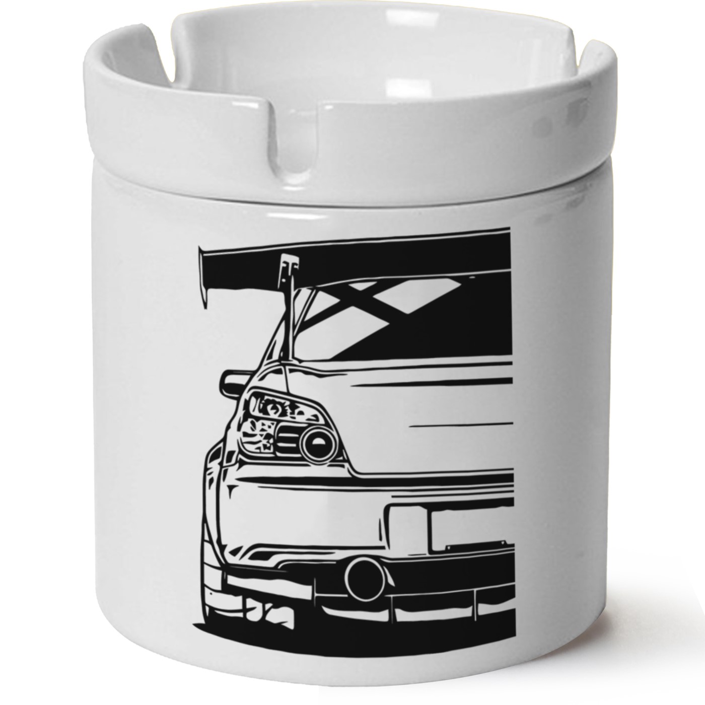 Subaru Baskılı Porselen At Söndür Küllük