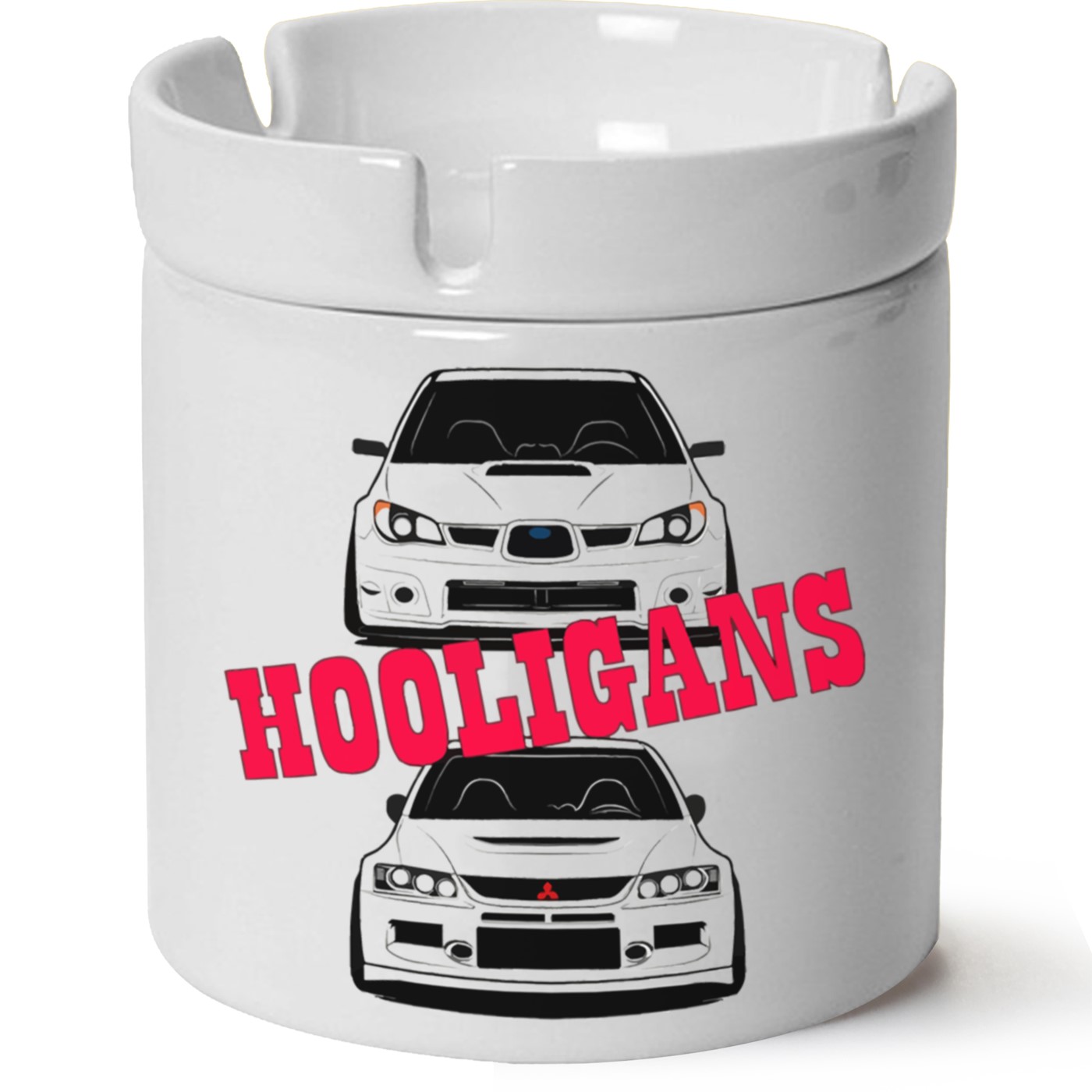 Subaru Baskılı Porselen At Söndür Küllük