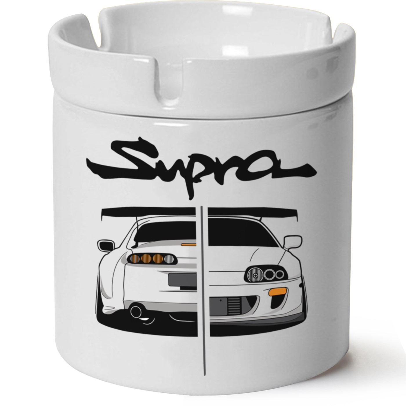 Toyota Supra Baskılı Porselen At Söndür Küllük