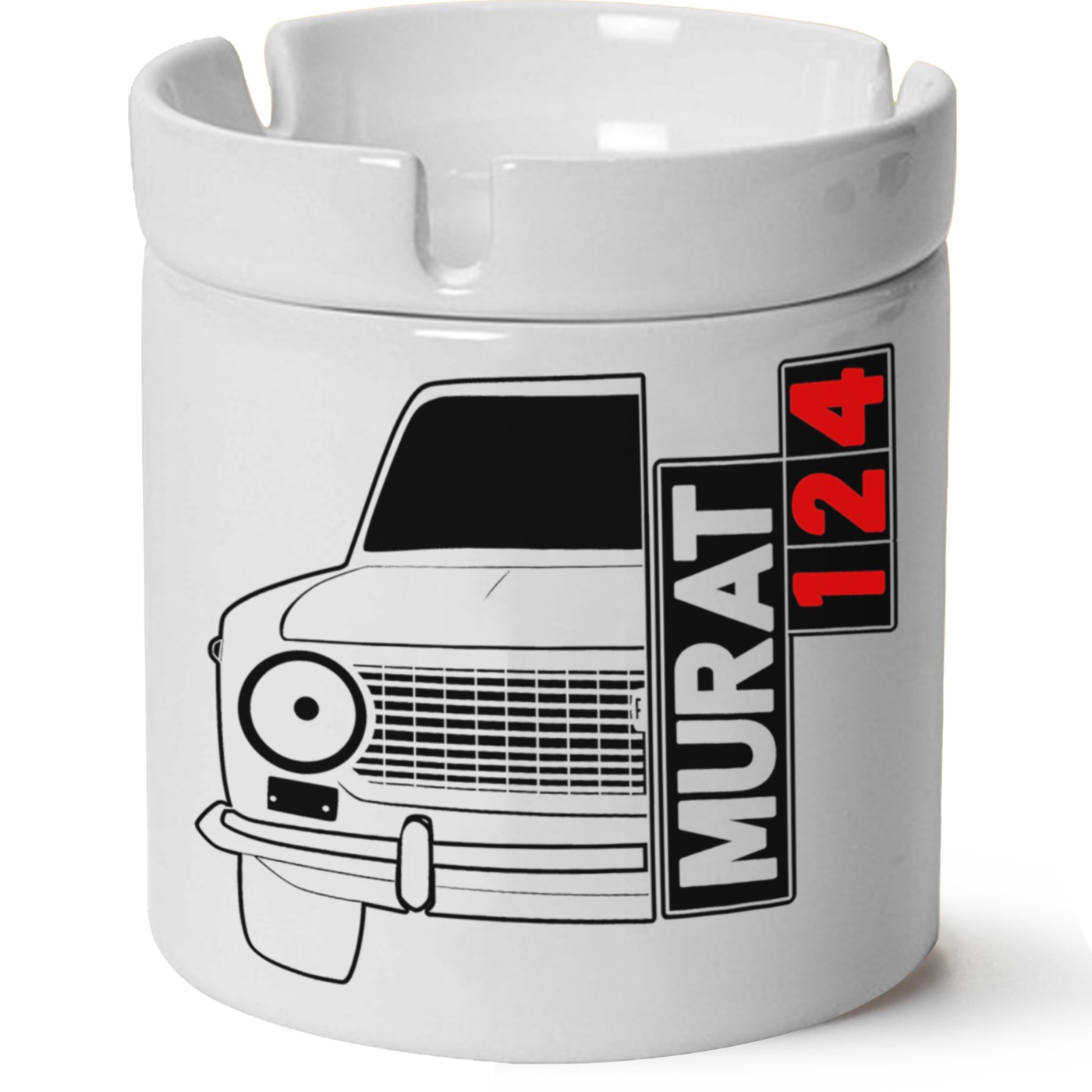 Murat 124 Baskılı Porselen At Söndür Küllük