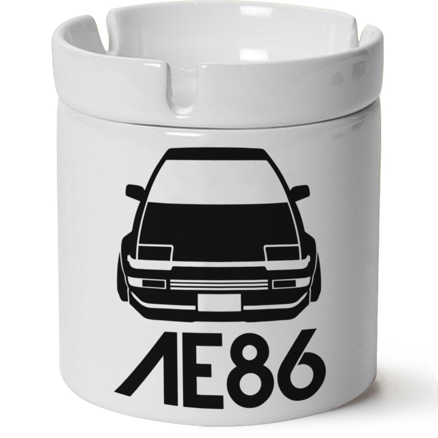 Toyota Ae86 Baskılı Porselen At Söndür Küllük