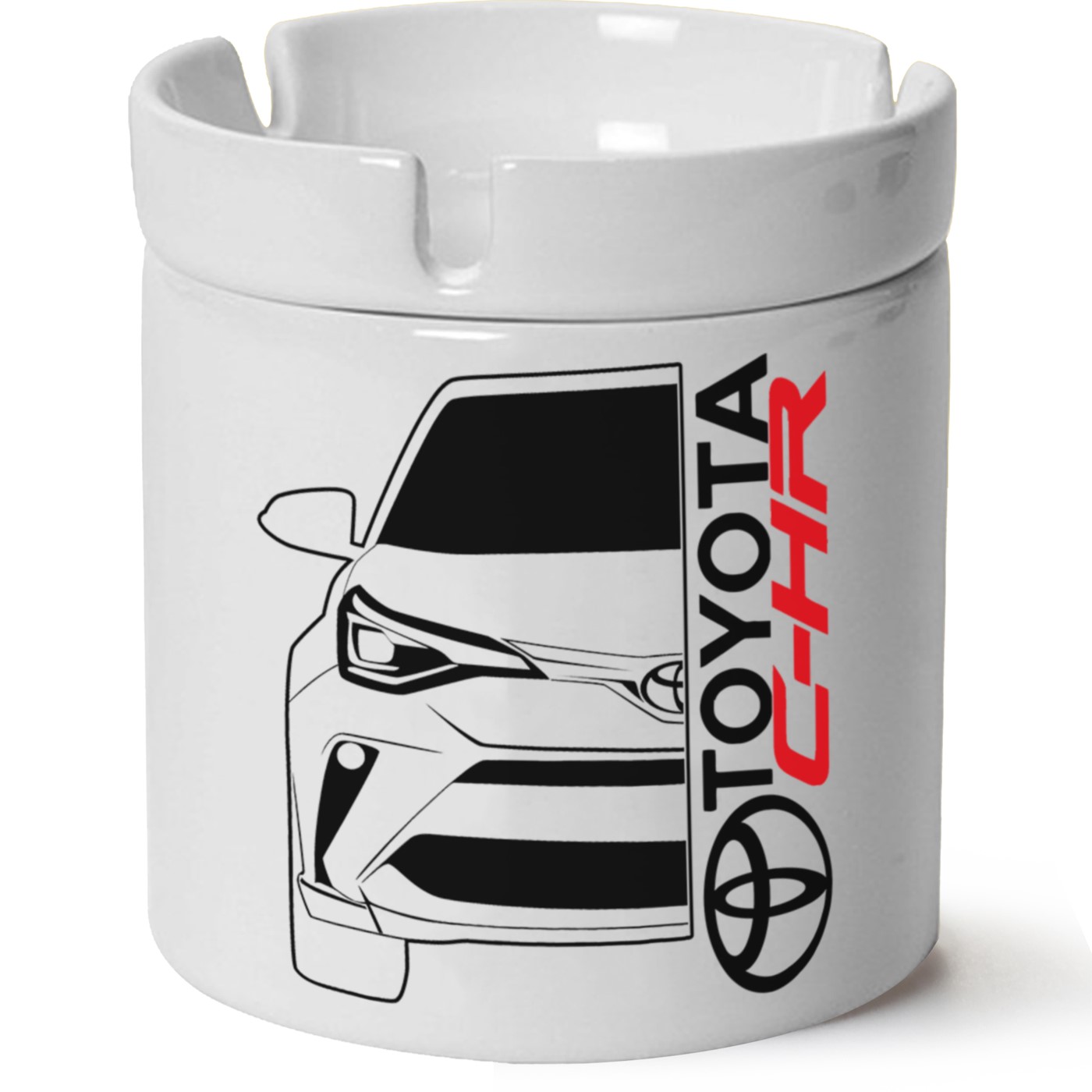 Toyota C-hr Baskılı Porselen At Söndür Küllük