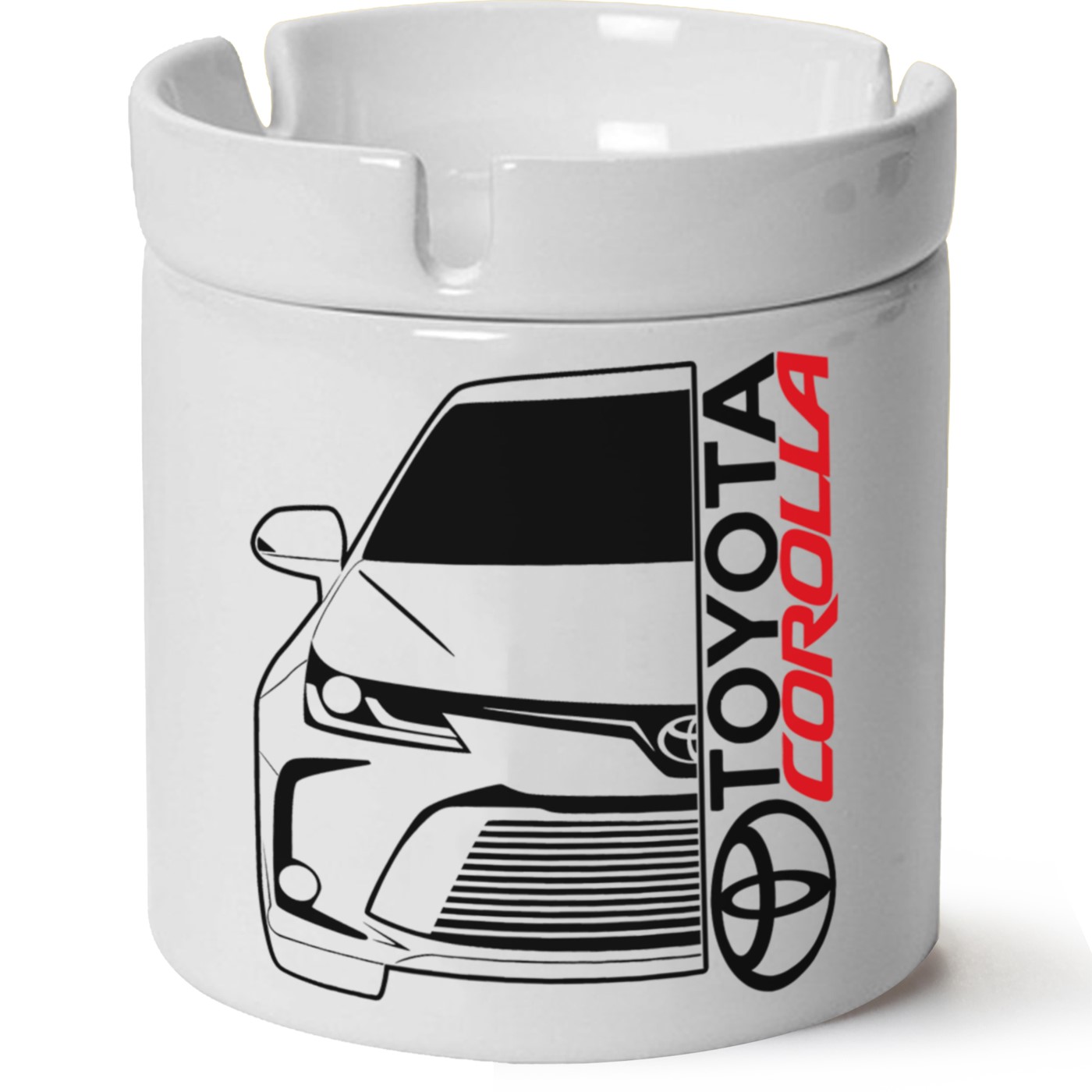 Toyota Corollae210 Baskılı Porselen At Söndür Küllük