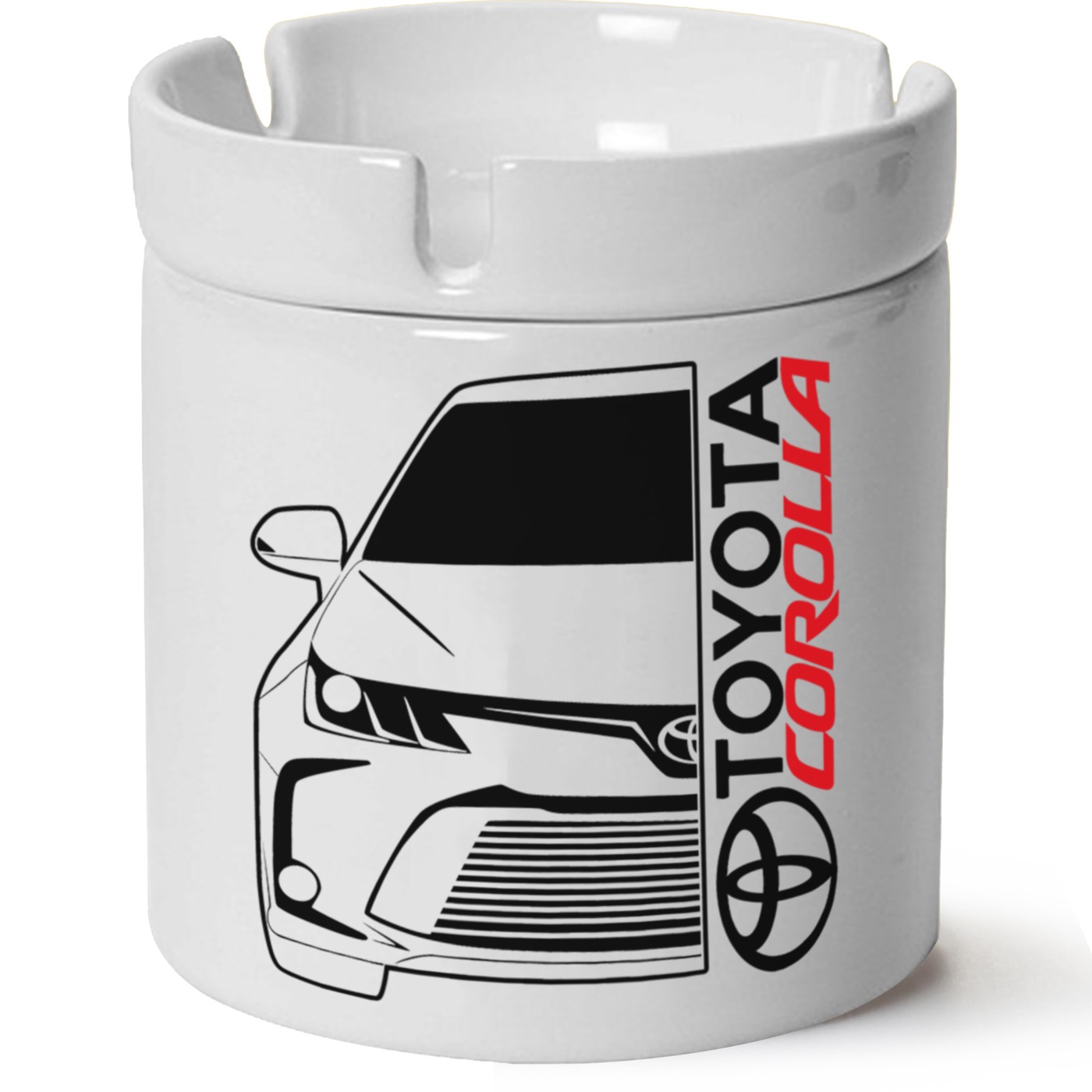 Toyota Corollae210 Baskılı Porselen At Söndür Küllük