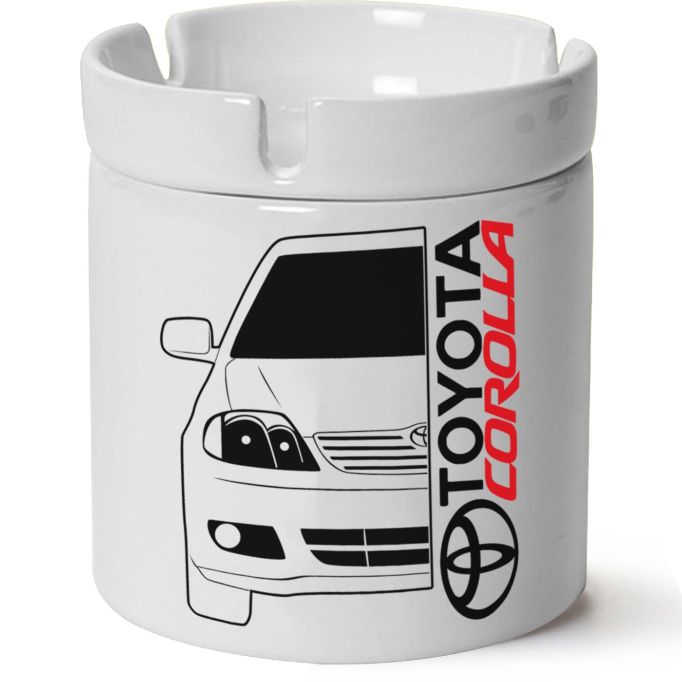 Toyota Corollae130 Baskılı Porselen At Söndür Küllük