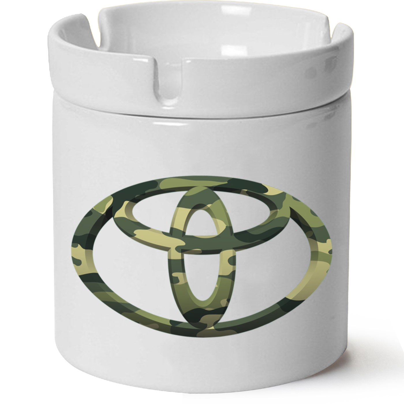 Toyota Logo Baskılı Porselen At Söndür Küllük